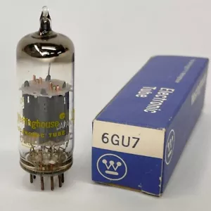 (1) Tested Westinghouse 6GU7 Tube with Box Date Code 87-10 Twin Triode Tube (b) - Picture 1 of 3