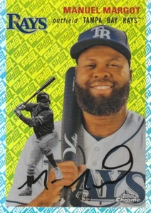 2023 Manuel Margot Topps Chrome Platinum #394 Topps Logo Refractor /499 Rays - Picture 1 of 2