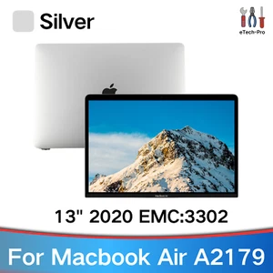 A2179 OEM Screen Assembly For MacBook Air A2179 2020 EMC 3302 LCD Display Silver - Picture 1 of 7