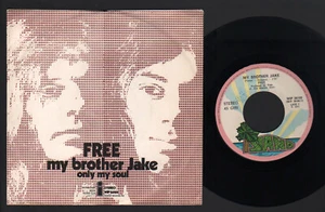 7" FREE MY BROTHER JAKE / ONLY MY SOUL 1971 ISLAND MADE IN ITALY HARD PROGRESSIV - Foto 1 di 1