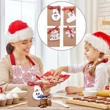 24Pcs Candy Bags Pretty High Quality Kraft Paper Christmas Cookies Bag for Gift