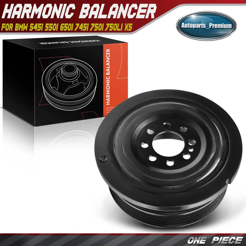 Equilibrador armónico de motor para BMW 545I 550I 06-10 650I 745I 750I 750LI X5 04-06 Foto 1 de 4