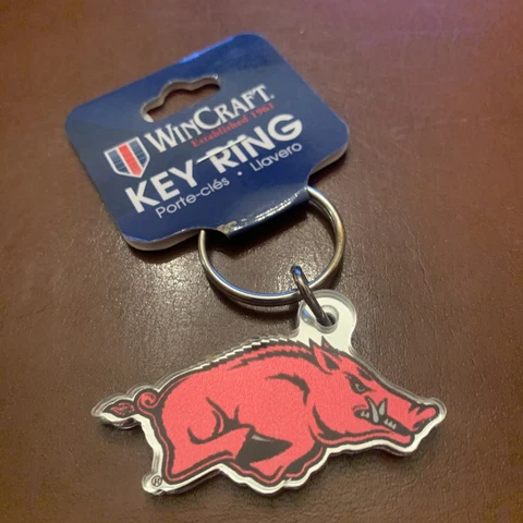 Arkansas Razorbacks Flexible Key Ring Cover