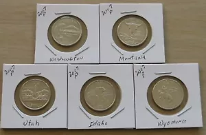 5 US State Quarters 2007p (L65P1-5) Uncirculated US mint quarters - Picture 1 of 4