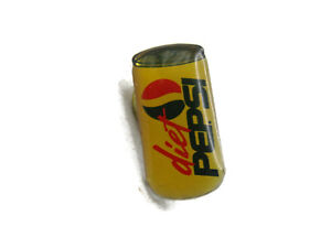 Vintage Diet Pepsi Can Pin Gold Tone