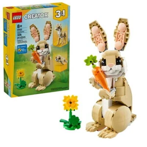 LEGO Creator 3 in 1 Cute Bunny Building Toy Set with 3 Build Options, Bunny.... - Picture 1 of 5
