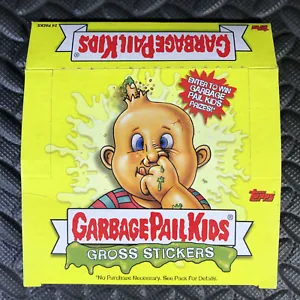 GARBAGE PAIL KIDS ALL-NEW SERIES 1 ANS1 2003 EMPTY DISPLAY BOX [gold foil style] - Picture 1 of 2