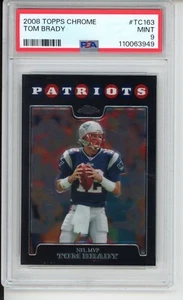 2008 Topps Chrome - Tom Brady #TC163 PSA 9 Patriots RARE - Bild 1 von 2