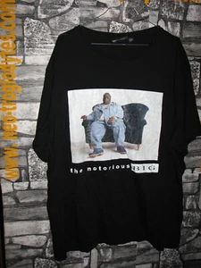 Vintage the Notorious Big rap rock cotton jersey shirt trikot maillot - Picture 1 of 2