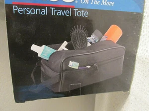 TOTE'S TRAVEL TOILETRY KIT BAG ZIPPERED COMPARTMENTS NEW IN BOX - Picture 1 of 6