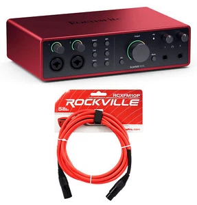 Focusrite SCARLETT 16I16 4G 4th Gen 24-bit 192 kHz Recording Interface+XLR Cable - Picture 1 of 12