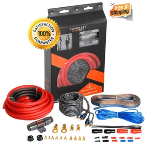 Cables Para Amplificadores De Carro Auto Altavoces Kit De Instalación Calibre 4. - Imagen 1 de 9
