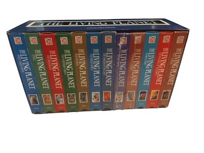 Time Life Video The Living Planet 12 VHS Series Collectors Edition 2 Sealed GUC  - Image 1 of 4