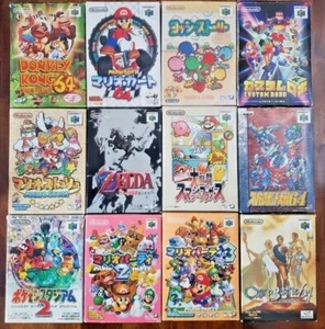 Authentic Japanese Nintendo 64 Games, Tested, Boxed OR CIB [USA Seller] N64 JP - Picture 1 of 237
