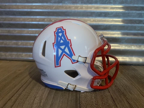 Custom Houston Oilers Speed Mini Helmet Cover