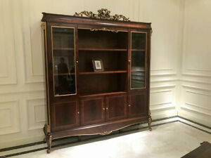 XXL Büro Bücherschrank Aktenschrank Luxus Möbel Stil Antik Schrank Schränke E70