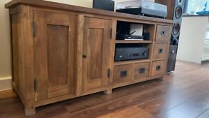RAFT solid wood tv cabinet used