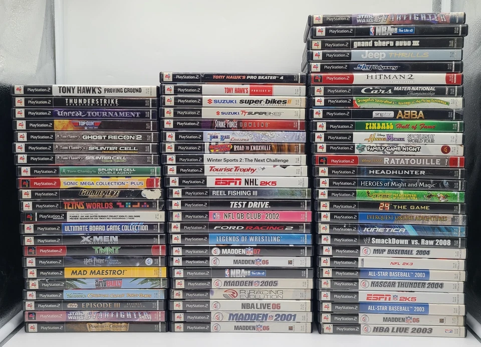 PS2 Playstation 2 Games - Lot Of 70+ Games (most with Manuals) CIB PS Video Game - Image 1 of 4
