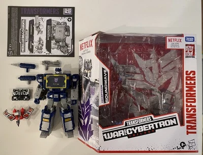 NETFLIX Transformers WAR para CYBERTRON - SoundWave ¡Completo con caja! Foto 1 de 4