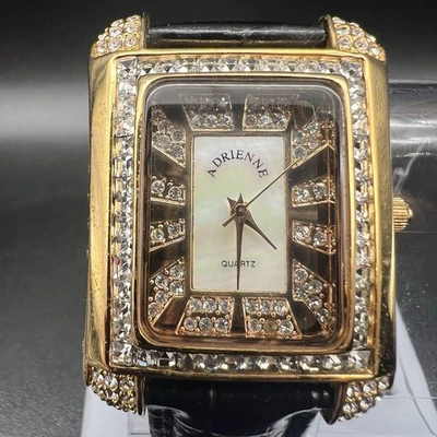 Adrienne Watch 0346/5000 Quartz Crystal * Needs Battery* with Rhinestones - Image 1 of 4