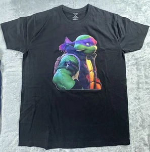 Teenage Mutant Ninja Turtles Herren T-Shirt XL Schwarz Donatello TMNT Neu - Bild 1 von 6