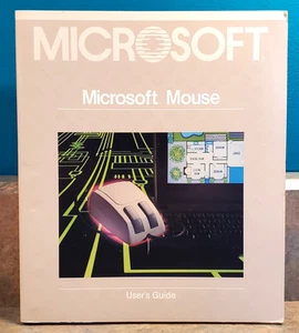 Vintage Microsoft Mouse User's Guide 1980s Paperback Spiral Retro Manual GC - Afbeelding 1 van 18