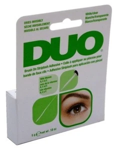 Duo Brush-On Striplash Adhesive White/Clear 0.18 Ounce (5.3ml) (3 Pack) - Picture 1 of 4