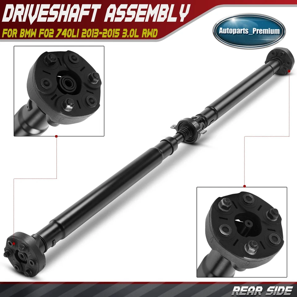 Conjunto de eje de transmisión lateral trasero 70,31" para BMW F02 740Li 2013-2015 3,0 L tracción trasera Foto 1 de 4