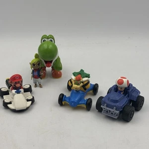 Nintendo Mario Kart 8 McDonald's Action Figures Mario Toad Bowser & Link Yoshi - Picture 1 of 11