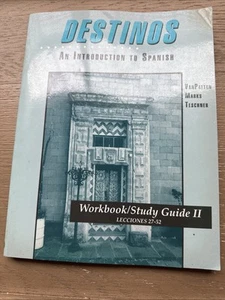 Workbook / Studyguide Volume 2 for Destinos Lecciones Lesson - Picture 1 of 4