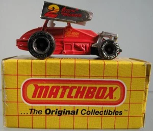 1990~Matchbox~Red Sprint Racer Rollin Thunder in Box - Picture 1 of 1