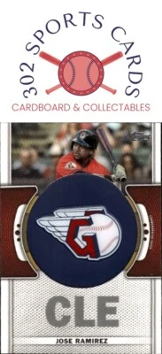 2023 Topps #TLP-JRA José Ramírez Team Logo Commemorative Patch - Image 1 of 2