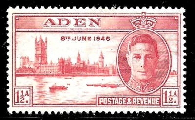 1946  Aden SC#28 PEACE ISSUE MLH OG VF - Image 1 of 2