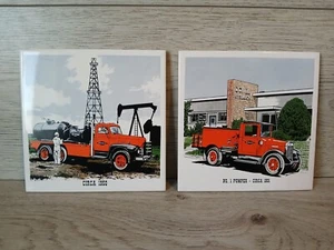 Dowell Research Drilling Company Korkrückwandhalterung Fliese klassischer LKW Ölplattform - Bild 1 von 6