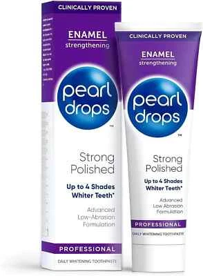 BRANDED Pearl Drops Toothpaste Strong White Polished, 75 Ml (Pack of 1)