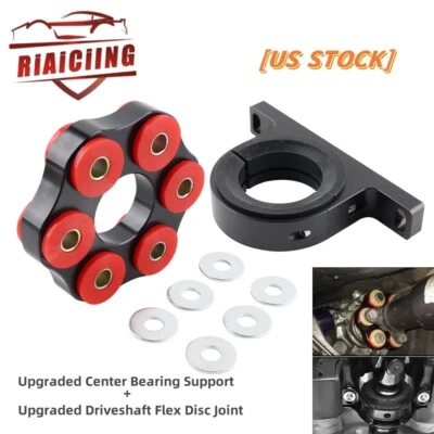 Upgraded Flex Disc Joint + Driveshaft Center Support w/Bearing for BMW E36 E46 - Image 1 of 4