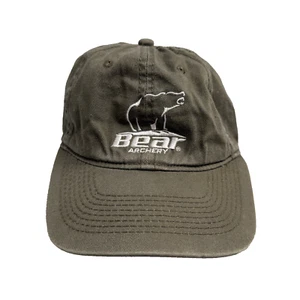 Bear Archery Olive Green Hunter Hunting Baseball Hat Trucker Cap Fabric Adjust- - Picture 1 of 12