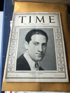 MAGAZINE Time GEORGE GERSHWIN JULY 20 1925 - Imagen 1 de 2