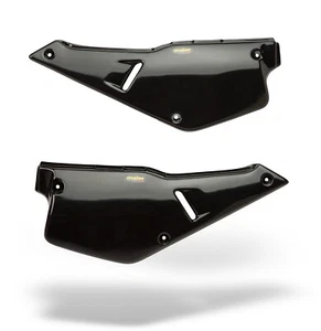 NEW KAWASAKI KLR650 87-07 BLACK PLASTIC MOTORCYCLE SIDE PANELS PAIR - Foto 1 di 1