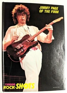 PÁGINA JIMMY / LA FIRMA / PAUL RODGERS EN VIVO / REVISTA RECORTE PINUP PÁGINA COMPLETA - Imagen 1 de 2