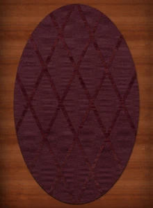 Red Lines Diamonds Criss-Cross Transitional Area Rug Geometric DV11 - Picture 1 of 12