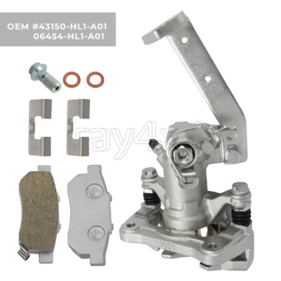 Rear Brake Caliper Left w/Ceramic Pads for Honda MUV700 Big Red 700 2009-2013 — 第 1/4 张图片