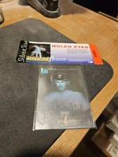 1991 field of vision silver star nolan ryan hologram w/ ticket 124995
