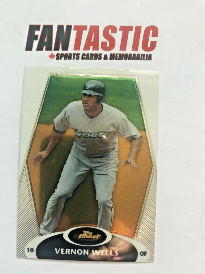 2008 Topps Finest #42 Vernon Wells Toronto Blue Jays - Image 1 of 2