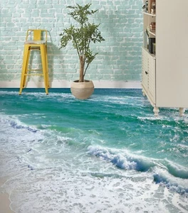 3D Weiß Sprühen H4440 Fußboden Wandbild Fototapete Tapete Familie Coco 2024 - Picture 1 of 5