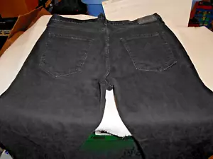 Mens LUCKY BRAND 410 ATHLETIC SLIM STRETCH BLACK denim jeans 38 x 31 (Actual) - Foto 1 di 4