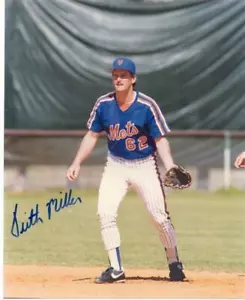 Keith Miller Autographed 8x10 - Mets #62 - Picture 1 of 1