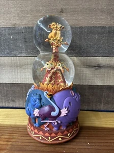 RARE Lion King "I Can’t Wait To Be King" Disney 2 Tier Snow Globe Not Tested - Picture 1 of 8