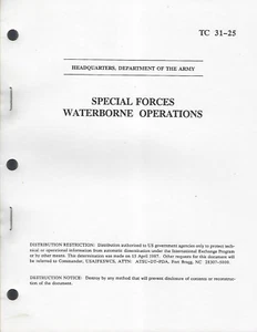 Historical book Special Forces Waterborne Operations - Picture 1 of 1
