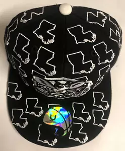 New Orleans Hornets NBA Fitted Basketball Logo Hat UNK Respect the Grind Size 7 - Picture 1 of 4